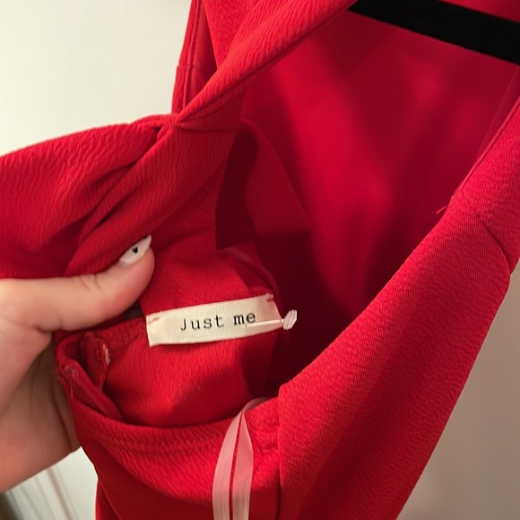 Red mini dress - Picture 3 of 6